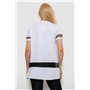 Футболка жіноча з принтом, колір білий, 244R2081 244R2081 AGER фото - Luxbikini
