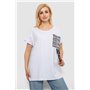 Футболка жіноча з принтом, колір сірий, 244R2412 244R2412 AGER фото - Luxbikini