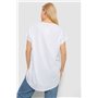 Футболка жіноча з принтом, колір білий, 244R2415 244R2415 AGER фото - Luxbikini