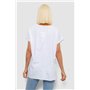 Футболка жіноча з принтом, колір білий, 244R3004 244R3004 AGER фото - Luxbikini