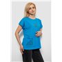 Футболка жіноча з принтом, колір бірюзовий, 244R3017 244R3017 AGER фото - Luxbikini