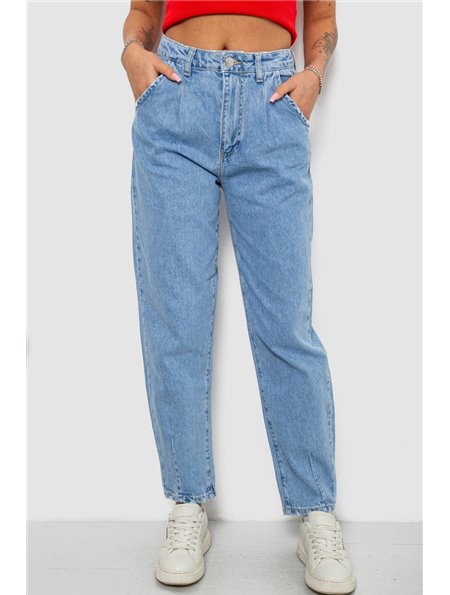 Джинси жіночі MOM, колір блакитний, 244R1574S20 244R1574S20 AGER фото - Luxbikini