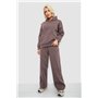 Спортивний костюм жіночий на флісі, колір мокко, 257R87 257R87 AGER фото - Luxbikini