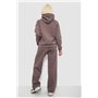 Спортивний костюм жіночий на флісі, колір мокко, 257R87 257R87 AGER фото - Luxbikini