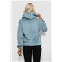 Худі жіночий однотонний з капюшоном, колір блакитний, 257R14 257R14 AGER фото - Luxbikini