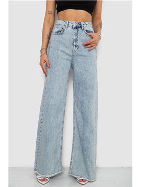 Джинси жіночі стрейч, колір блакитний, 244R1974 244R1974 AGER фото - Luxbikini