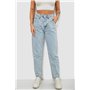 Джинси жіночі однотонні Mom 244R1848S21, колір Блакитний 244R1848S21 AGER фото - Luxbikini
