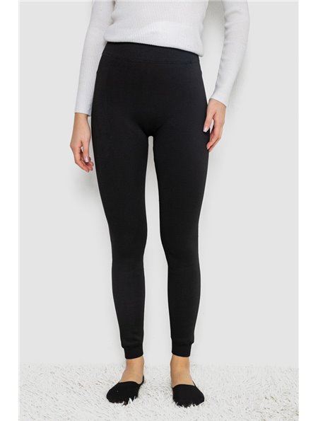 Лосіни на хутрі безшовні, колір чорний, 139R579-1 139R579-1 AGER фото - Luxbikini