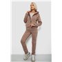 Спортивний костюм жіночий на флісі, колір темно-коричневий, 257R86 257R86 AGER фото - Luxbikini
