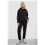 Спортивний костюм жіночий на флісі, колір чорний, 257R88 257R88 AGER фото - Luxbikini