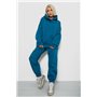 Спортивний костюм жіночий на флісі, колір темно-бірюзовий, 247R2011K 247R2011K AGER фото - Luxbikini