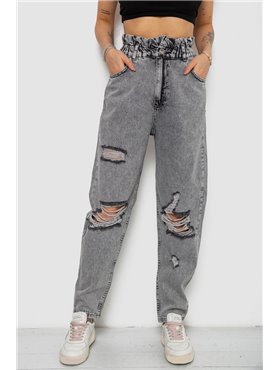 Джинси жіночі Mom-fit, колір сірий, 244R1573S20-LZ 244R1573S20-LZ AGER фото - Luxbikini