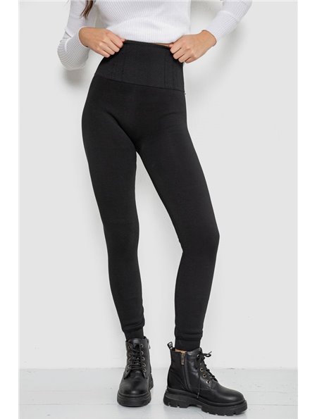 Лосіни безшовні на хутрі, колір чорний, 139R576 139R576 Шугуан фото - Luxbikini