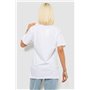 Футболка жіноча з принтом, колір білий, 244R2302-5 244R2302-5 AGER фото - Luxbikini