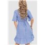Сукня жіноча з принтом, колір молочно-синій, 230R036 230R036 AGER фото - Luxbikini