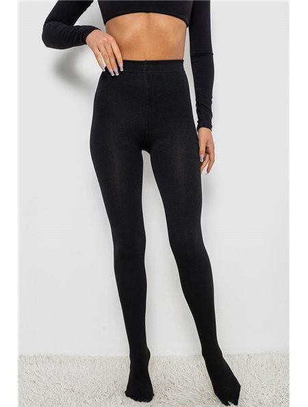 Колготи жіночі утеплені на флісі, колір чорний, 139RB868W 139RB868W AGER фото - Luxbikini