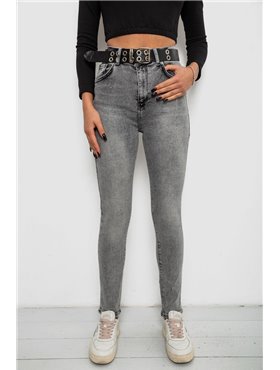 Джинси жіночі Skinny, колір сірий, 244R00624 244R00624 AGER фото - Luxbikini