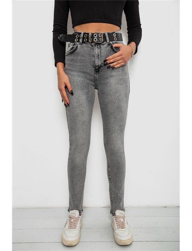 Джинси жіночі Skinny, колір сірий, 244R00624 244R00624 AGER фото - Luxbikini