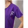 Футболка жіноча з принтом, колір фіолетовий, 244R2304-5 244R2304-5 AGER фото - Luxbikini