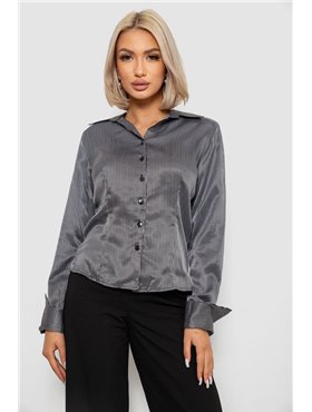 Сорочка класична в смужку, колір чорно-білий, 230R64-1 230R64-1 AGER фото - Luxbikini