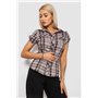 Сорочка жіноча в клітинку, колір коричневий, 230R065 230R065 AGER фото - Luxbikini