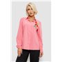 Сорочка жіноча класична з аплікацією, колір рожевий, 230R014-2 230R014-2 AGER фото - Luxbikini