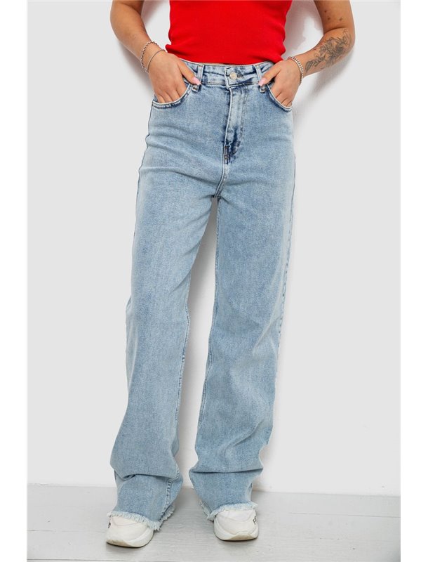 Джинси жіночі, колір блакитний, 244R9008 244R9008 AGER фото - Luxbikini