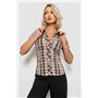 Сорочка жіноча в клітинку, колір коричневий, 230R065 230R065 AGER фото - Luxbikini
