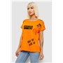 Футболка жіноча з принтом, колір помаранчевий, 244R2013-7 244R2013-7 AGER фото - Luxbikini