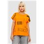 Футболка жіноча з принтом, колір помаранчевий, 244R2013-8 244R2013-8 AGER фото - Luxbikini