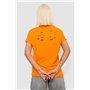 Футболка жіноча з принтом, колір помаранчевий, 244R2013-8 244R2013-8 AGER фото - Luxbikini