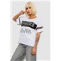 Футболка жіноча з принтом, колір білий, 244R2153-5 244R2153-5 AGER фото - Luxbikini