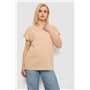 Футболка жіноча однотонна, колір персиковий, 244R2300 244R2300 AGER фото - Luxbikini