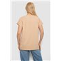 Футболка жіноча однотонна, колір персиковий, 244R2300 244R2300 AGER фото - Luxbikini