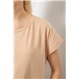 Футболка жіноча однотонна, колір персиковий, 244R2300 244R2300 AGER фото - Luxbikini