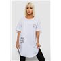 Футболка жіноча з принтом, колір білий, 244R2416 244R2416 AGER фото - Luxbikini