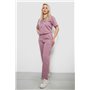 Спортивний костюм жіночий, колір пудровий, 221R106 221R106 AGER фото - Luxbikini
