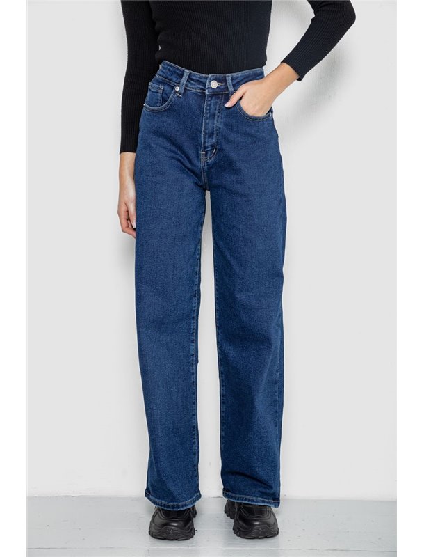 Джинси жіночі утеплені Palazzo, колір синій, 207RV230-5 207RV230-5 AGER фото - Luxbikini