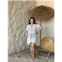 Жіноча біла пляжна туніка PLUS SIZE SW4038/1 Ghazel фото - Luxbikini