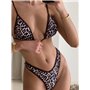 Жіночий купальник з трикутною чашкою, леопардовий  2947/46-S Domino фото - Luxbikini