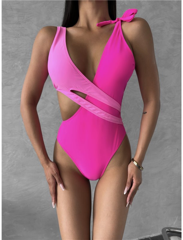 Купальник суцільний на одне плече  2785/93-S Domino фото - Luxbikini