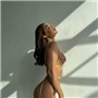 Бежевий комплект еротичної білизни з поясом та гартерами 769711111 Ghazel фото - Luxbikini