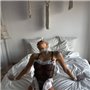 Еротичне чорне боді з рюшею в французькому стилі 111691111 Ghazel фото - Luxbikini
