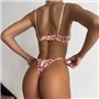 Рожевий спокусливий комплект білизни в червоне сердечко 122781111 Ghazel фото - Luxbikini