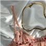 Рожевий спокусливий комплект білизни в червоне сердечко 122781111 Ghazel фото - Luxbikini
