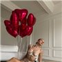 Комплект білої еротичної білизни з поясом з вишивкою 120511111 Ghazel фото - Luxbikini