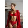 Комплект червоної еротичної білизни з халатиком 143921111 Ghazel фото - Luxbikini
