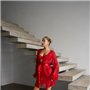 Комплект червоної еротичної білизни з халатиком 143921111 Ghazel фото - Luxbikini