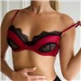 Комплект червоної шовкової білизни з мереживом 140041111 Ghazel фото - Luxbikini