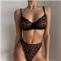 Леопардовий комплект еротичної білизни з мереживом 123101111 Ghazel фото - Luxbikini